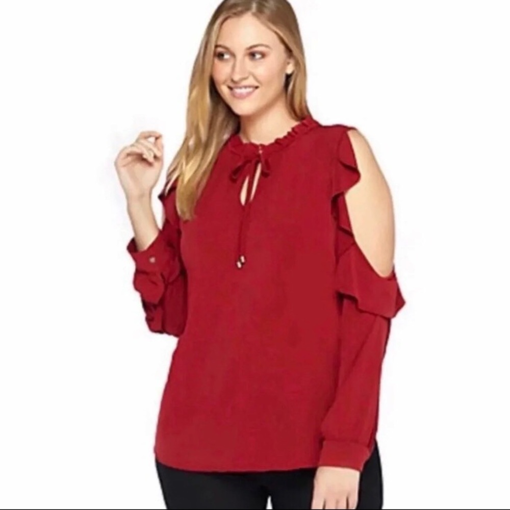 The Limited Ruffle Top Retail $78